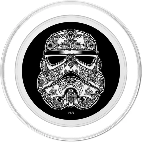 Miniatura 2 de Star Wars Stormtrooper Artsy - Casco de henna con diseño PopSockets MagSafe PopGrip para iPhone