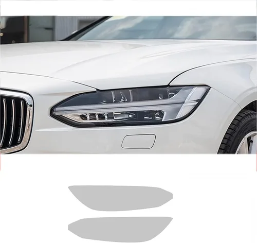 Película protectora de faros delanteros para Volvo XC90 XC40 XC60 S60 S90 V60 V90, adhesivo de TPU transparente para luz delantera, para S90 2017-On