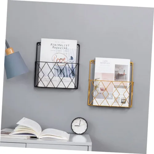 Miniatura 5 de IMIKEYA Estante de libros montado en la pared para apuestas