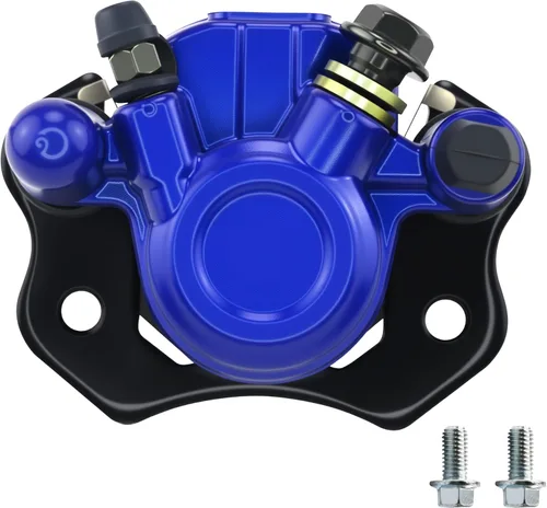 PRO BAT Sistema de pinza de freno de disco trasero hidráulico/pastillas para 125cc 250cc ATV Quad PIT PRO Dirt Bike Buggy (azul)