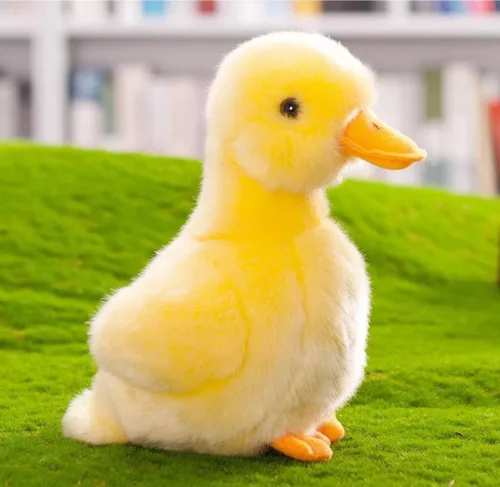 Miniatura 3 de Pollito amarillo de 6 pulgadas y juguetes de peluche de pato amarillo de 8 pulgadas