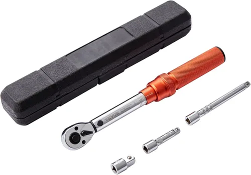 Miniatura 13 de VEVOR Llave dinamométrica de 1/2 pulgada con clic de 25-250 pies.libra/34-340 Nm, juego de llave dinamométrica ajustable de doble dirección, kit