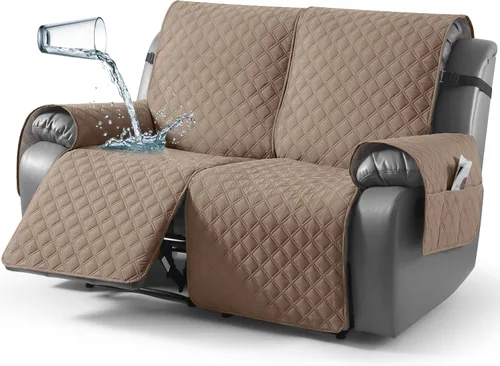 Miniatura 8 de TAOCOCO - Funda antideslizante para silla reclinable, funda para sofá, funda para silla reclinable pequeña con correas elásticas, protector