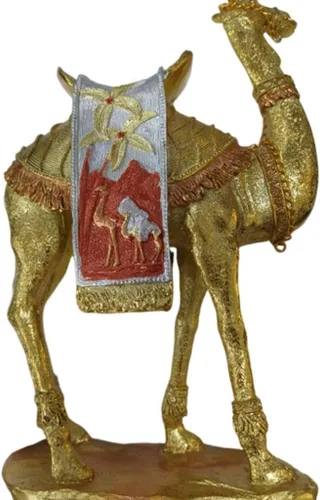 Miniatura 4 de Gazechimp Figura de camello con estatua de animal, escultura de camello, adorno de mesa para sala de estar, centro de mesa, dormitorio, estantería