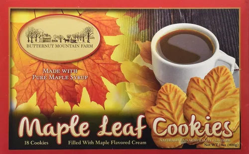 Miniatura 3 de Butternut Mountain Farm Galletas de hoja de maple, 14 onzas