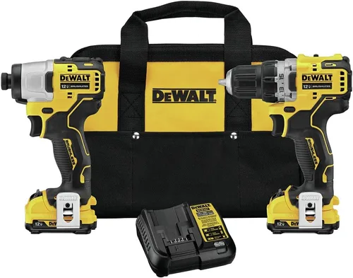 DEWALT XTREME 12V MAX* Kit combinado de taladro inalámbrico (DCK221F2)