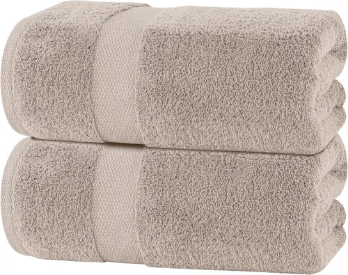 Miniatura 17 de Toallas de mano blancas clásicas para baño [paquete de 12] Toallas de mano de algodón a granel para gimnasio, cocina y spa, 16x27 pulgadas, toallas