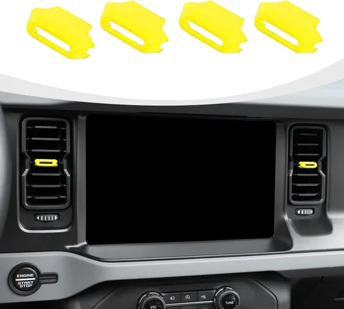 Miniatura 8 de RAZPOY para Bronco - Ajuste de salida de aire acondicionado 4 piezas, cubierta de ventilación de salida de aire central compatible con accesorios
