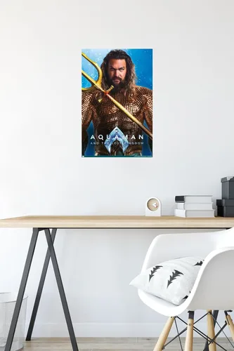 Miniatura 25 de Trends International DC Comics Movie Aquaman y el Reino Perdido - Póster de pared Aquaman de 22.4 pulgadas de largo x 14.7 pulgadas de ancho