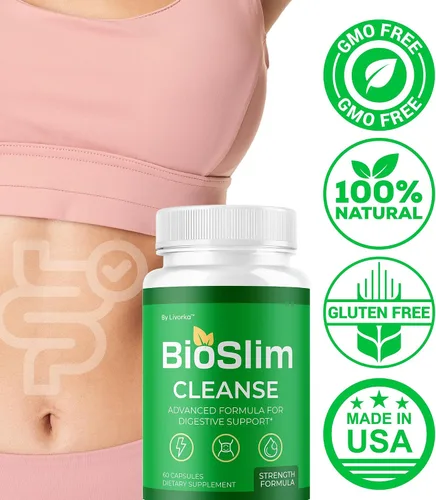 Miniatura 5 de BioSlim Cleanse Cápsulas (2 unidades) – Suplemento oficial de pastillas para pérdida de limpieza Bio Slim, fórmula avanzada de alta resistencia