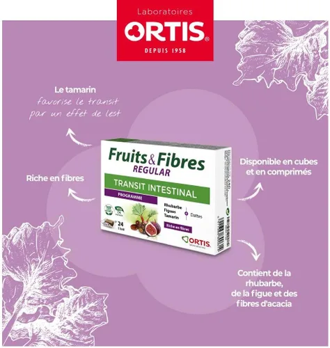 Miniatura 5 de Ortis Frutas y Fibras Regular 24 Cubos