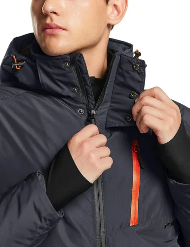 Miniatura 6 de TSLA Men's Winter Ski Jacket, Waterproof Warm Insulated Snow Coats, Cold Weather Windproof Snowboard Jacket with Hood