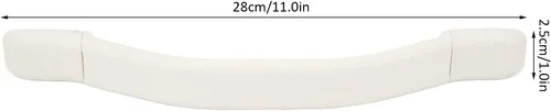 Miniatura 4 de Acouto Manija de puerta mosquitera y barra de asistencia – Manija de agarre de puerta de entrada RV de 11 pulgadas para remolque, barco y marina