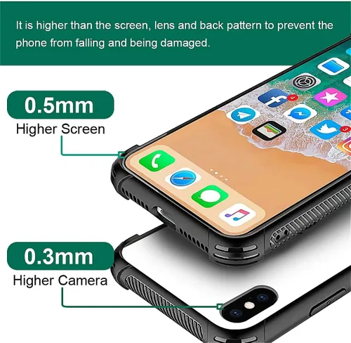 Miniatura 118 de Compatible con funda para iPhone 6 Plus/6s Plus,Bite Your Teeth Diseño de patrón asombroso, funda trasera dura de PC anti-arañazos y a prueba