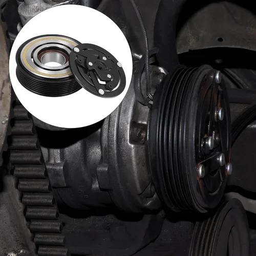 Miniatura 3 de X AUTOHAUX 1 juego de compresor de CA Kit de embrague de bobina de polea de reparación automática Compresores Asamblea para Honda Civic 4CYL 2.0L