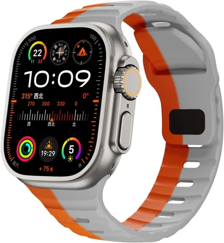 Miniatura 24 de Correas de silicona deportivas compatibles con Apple Watch Band de 1.929 in, 1.811 in, 1.772 in, 1.732 in, 1.654 in, 1.614 in, 1.575 in, 1.496 in