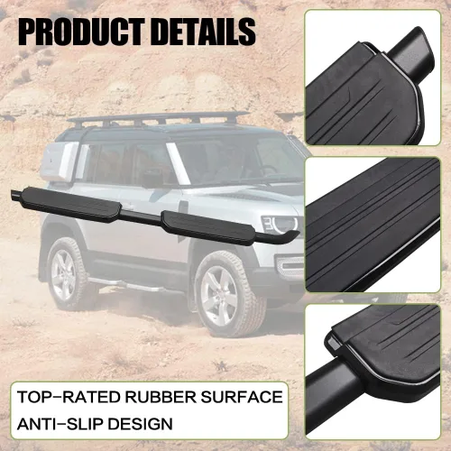 Miniatura 3 de Estribos laterales aptos para Land Rover Defender 110 130 L663 4DOOR 2020 2021 2022 2023 2024 2025 2026
