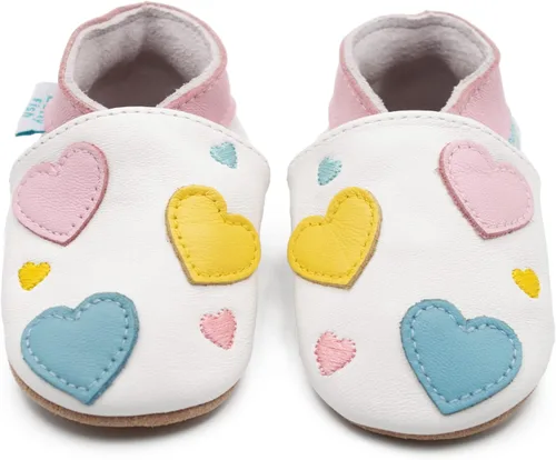 Miniatura 2 de Dotty Fish Zapatos de bebé, zapatos de cuna de cuero con suela suave para niñas