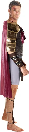 Miniatura 2 de Morph Mens Brown Roman Armor Gladiator Adults Roman Costume Roman Soldier Costume Adult