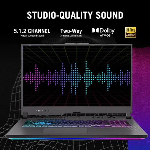 Miniatura 5 de ASUS ROG Strix G17 - Laptop para juegos, 17.3 pulgadas FHD 1920 x 1080 144Hz, AMD Ryzen 9 7845HX, GeForce RTX 4070, 4GB DDR5 RAM, 1TB PCIe M.2 SSD