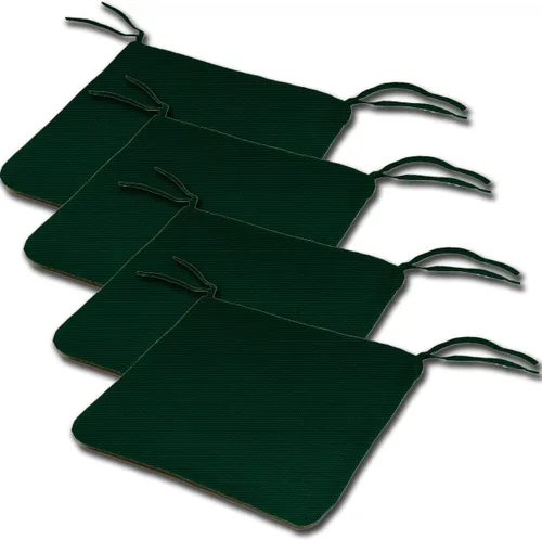 Miniatura 14 de Comfort Classics Sunbrella - Juego de 4 cojines de asiento estilo borde de cuchillo para interiores y exteriores, 20 pulgadas de ancho x 19 pulgadas