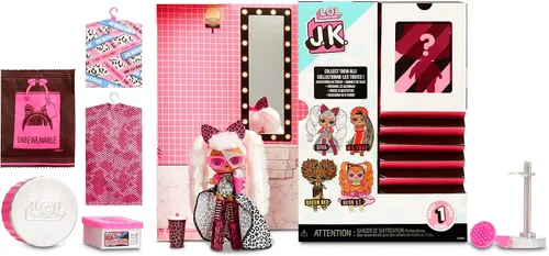 Miniatura 2 de L.O.L. Surprise! LOL Surprise JK Mini Fashion Doll Diva con 15 sorpresas, incluyendo trajes de muñeca de vestir, accesorios exclusivos para muñecas