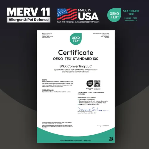 Miniatura 6 de BNX TruFilter MERV 11 - Filtro de aire 16 x 16 x 1 pulgadas (paquete de 6) – Fabricado en Estados Unidos – Filtro de aire acondicionado