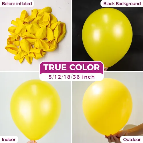 Miniatura 23 de Bezente - Globos de 5 pulgadas de látex redondos pequeños para revelación de género, despedidas de soltera, cumpleaños, bodas y aniversarios, aptos