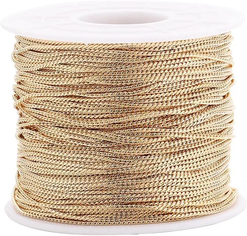 Miniatura 7 de AGCFABS 16.4 ft/Pack Cadena de Serpiente Collar de Enlace a Granel para Collar DIY Joyería Fabricación Hecho a Mano Encontrar Accesorios (Bronce)