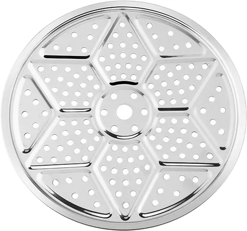 Estante de vapor redondo de acero inoxidable de 13.1 pulgadas, estantes de olla a presión, bandeja de vapor para olla de cocina, tostada, pan,