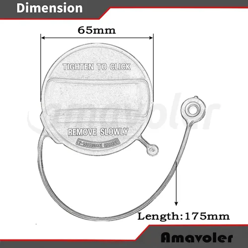 Miniatura 2 de 17670-SHJ-A31 10837 31637 Tapón de gasolina Accesorio del mercado de accesorios para Honda Acura Accord Odyssey Pilot Ridgeline S2000 CRV CRZ