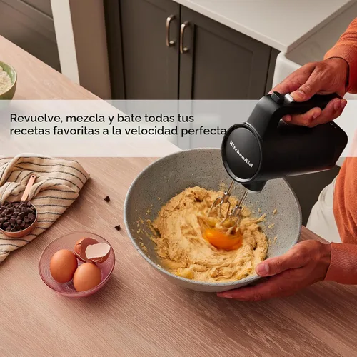 Miniatura 5 de KitchenAid Go - Mezclador de mano inalámbrico - batería incluida, KHMR762, color negro mate