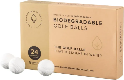Biodegradable Golf Balls BGB disolvible en agua | Regalo de golf ecológico | Soluble en agua | Perfecto para práctica al aire libre | Se disuelve en