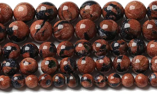 Miniatura 26 de 36 cuentas de calcedonia de jade rojo natural de 25/64 pulgadas (0.394 in), redondas sueltas, piedras preciosas energéticas curativas, para hacer