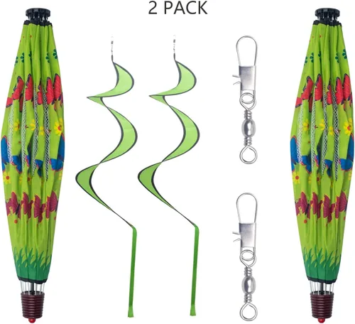 Miniatura 2 de 2Pack Globo de Aire Caliente Giradore de Viento Molinos de Viento y Giradores para Jardín y Césped Decoraciones Grandes para Exterior Colgantes