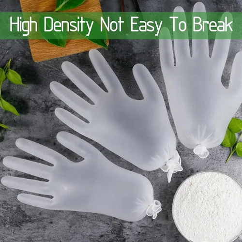 Miniatura 5 de Dr.GreenPanda Clear Vinyl Disposable Gloves Food Safe Latex Free Powder Free for Cooking Cleaning Food Service GPVF or MPVF