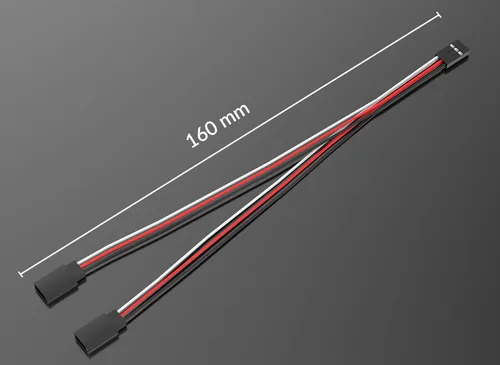 Miniatura 4 de SUPULSE 9 piezas JST Y conector 3 Pin JST Plug C-Y línea servo cable de extensión Cable de cable hembra a macho RC Servo Conectores para RC JR