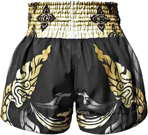 Miniatura 4 de TUFF Pantalones cortos deportivos para Muay Thai y artes marciales, ropa de entrenamiento y gimnasio