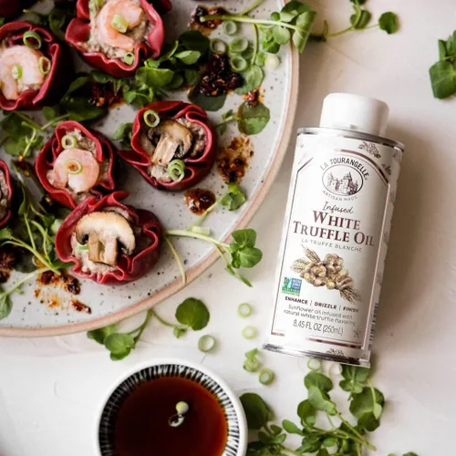 Miniatura 9 de La Tourangelle, Aceite de trufa blanca, sabor terroso gourmet complejo para rociar sobre pasta, palomitas de maíz, verduras, papas, sopa y más, 8.45