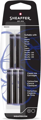 Miniatura 9 de Sheaffer Skrip (96320) - Cartuchos de tinta, color azul, paquete de 5 unidades Paquete de 1 Rojo