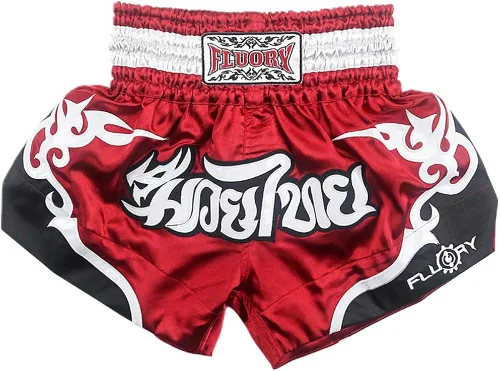 Miniatura 2 de FLUORY Pantalones cortos de lucha Muay Thai, pantalones cortos de MMA, ropa de entrenamiento para lucha contra las artes marciales, ropa corta