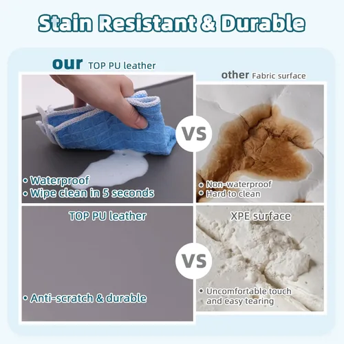 Miniatura 3 de Cama extra grande para perros, cama impermeable para mascotas para perros grandes, cama para mascotas al aire libre con espuma de alta resistencia