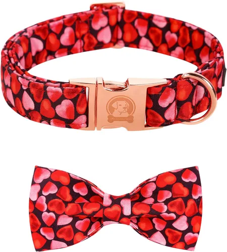 Miniatura 24 de MR. CHUBBYFACE· Collar de Pascua para perro de conejo con lazo, collar ajustable para mascotas con corbatín para perros pequeños, medianos y grandes