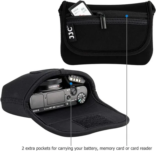 Miniatura 5 de JJC Funda de Bolso Compacta para Canon G7X G9X SX620 Sony ZV-1 II ZV1 ZV-1F ZV1F RX100 VII VI VA IV Olympus TG-7 TG-6 TG-5 TG-4 Fuji XP140 XP130