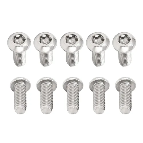 Miniatura 31 de DTGN Tornillos Torx de cabeza plana M1.0.236x0.118 in (DXL), paquete de 20, buenos para maquinaria, sujetadores de seguridad Torx de acero