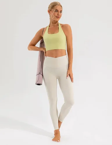 Miniatura 5 de Ukaste Leggings de yoga de cintura alta Studio Essential para mujer, sensación desnuda, longitud 78