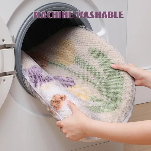 Miniatura 6 de Tapete de baño, bonitas alfombras de baño con microfibra suave y gruesa, absorbente, de secado rápido, antideslizante, lavable a máquina, tapete