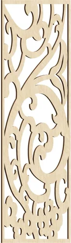 Miniatura 98 de Bridgewater - Paneles de pared decorativos de madera con calado, 9 3/8 pulgadas de ancho x 24 3/8 pulgadas de alto x 1/4 de alto, nogal