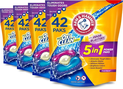 Miniatura 16 de Arm & Hammer Paquetes de potencia 5-EN-1 con aroma fresco sensible, 42