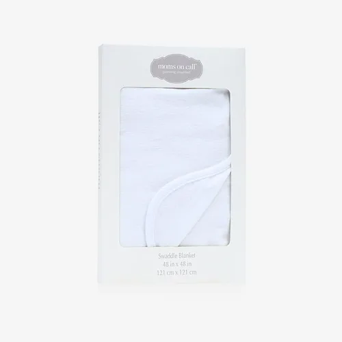 Miniatura 4 de Manta para bebé y recién nacido, 0 a 3 meses, regalo para bebé de cuarto de bebé, 48 x 48 pulgadas, 100% algodón, azul tranquilo con caja de regalo